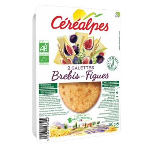 [Par Naturalia] Cerealpes Galette Brebis-Figue 2X90G Bio
