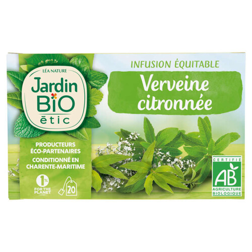 Jardin Bio Infusion verveine citronnée en sachets x20 280g