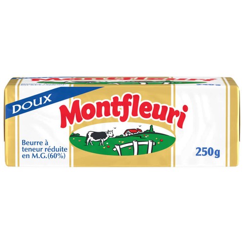 Montfleuri Beurre Doux 60% De Mg 250g
