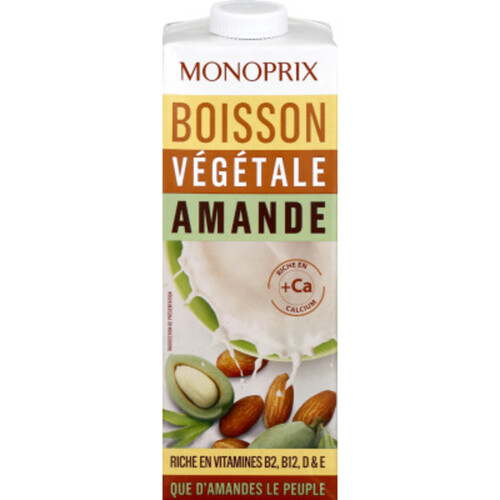 Monoprix Boisson Végétale Amande 1L