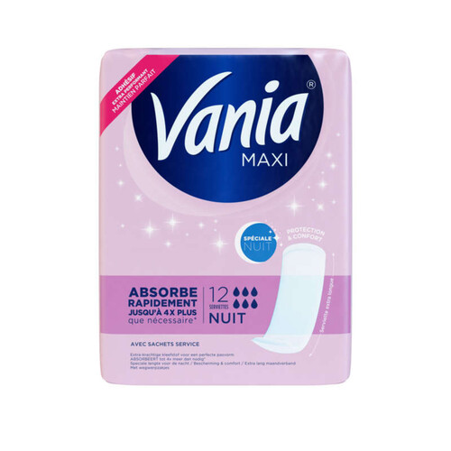 Vania Maxi serviettes nuit x12.