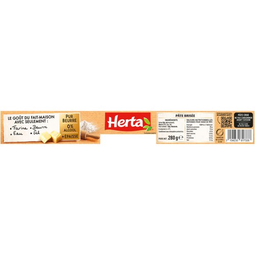 Herta Trésor de Grand Mère Brisée Pur Beurre 280g