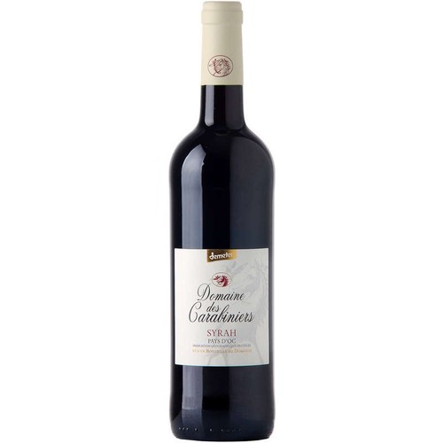 Domaine des Carabiniers 100% Syrah IGP Pays d'Oc I.G.P. Rouge 2025 Biodynamie 75CL