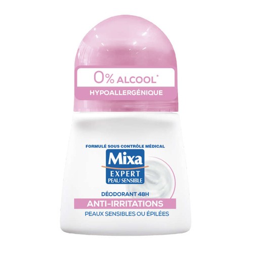 Mixa Déodorant femme  48h anti irritations 50ml