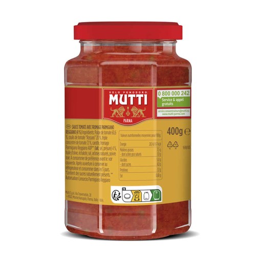 Mutti Sauce Tomate Parmigiano Reggiano 400G