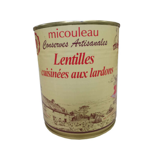 Micouleau Lentilles cuisinées aux Lardons 420g