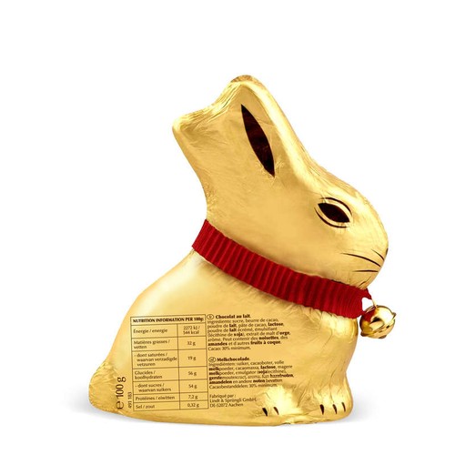 Lindt Lapin Or Chocolat Lait 100g