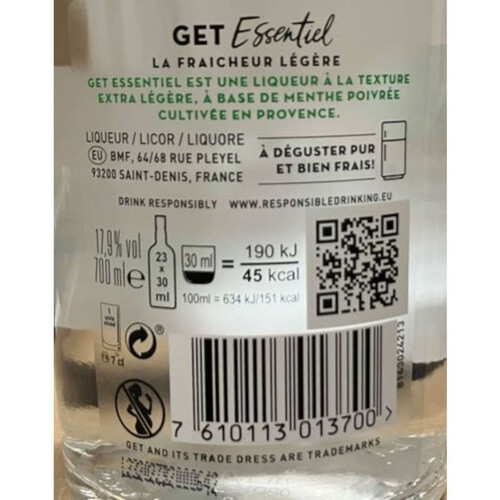 Get liqueur essentiel 70cl