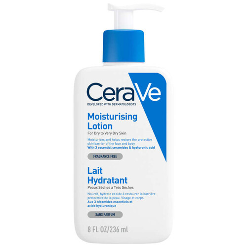 [Para] CeraVe Lait Hydratant visage et corps pour les peaux sèches à très sèches 236ml