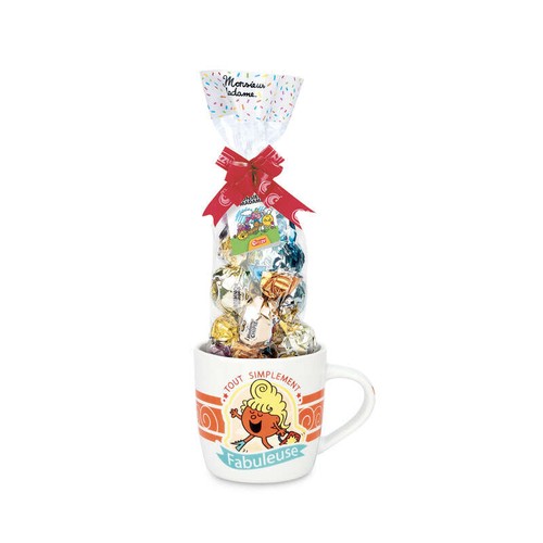 Mug Mr & Mme Bonbons Chocolat au Lait 100g