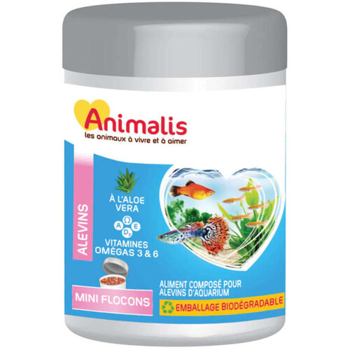 Animalis Aliments Mini Flocons pour Alevins 50ml