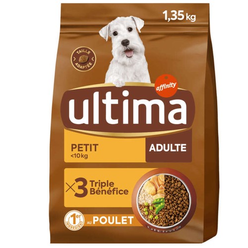 Ultima Croquettes Chien Mini Adulte Poulet 1,35kg