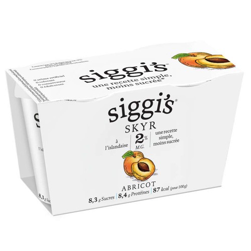 Siggi's Skyr abricot 2x140g