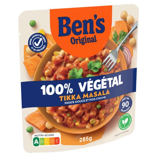 Ben's Original 100% Végétal Sauce Micro Ondable Tikka Masala 285g