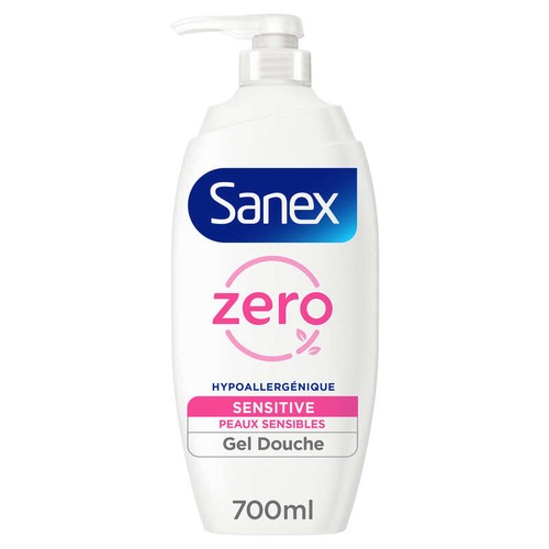 Sanex Pompe Gel Douche Zéro Sensitive Pompe 700ml
