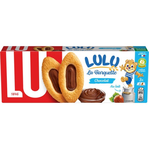 Lu Lulu La Barquette Biscuits Chocolat 120g