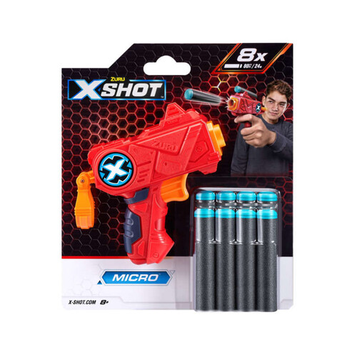Zuru Pistolet X-Shot Micro + 8 Flèches