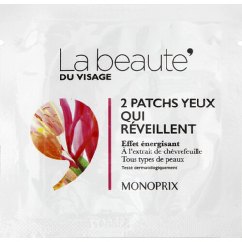 Monoprix La Beauté Les Patchs Yeux Qui Réveillent X2
