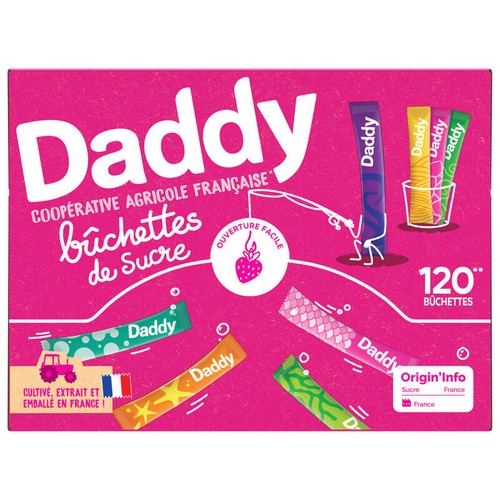 Daddy Disctributrice Buchettes 480g