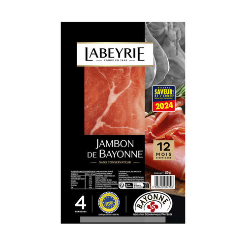 Labeyrie Jambon de Bayonne 12 Mois 80g