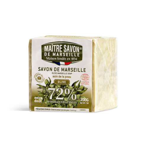 Maître savon de Marseille soin de la peau olive 200g