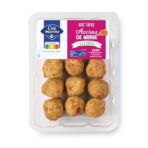 Cité Marine Accras de Morue à la Créole MSC 180g