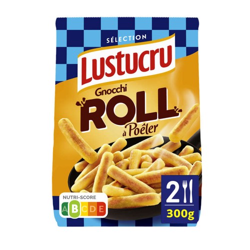 Lustucru Pâtes Fraîches Gnocchi Roll à Poêler 300g