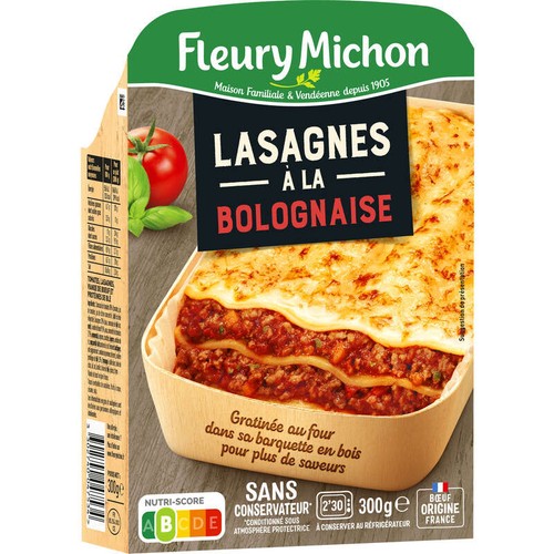 Fleury Michon Lasagnes à la Bolognaise 300g