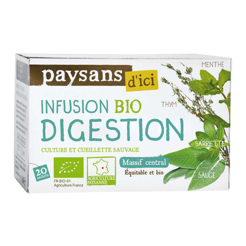 Paysans D'Ici Infusion Digestion Bio 30G