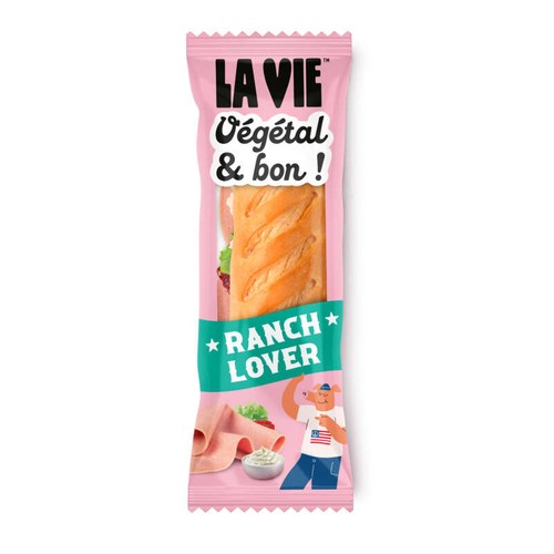 Sandwich Baguette végétal Ranch Lover 230g