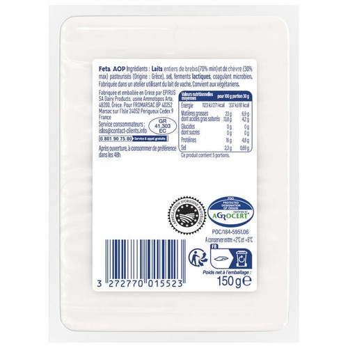 Islos Feta Aop Grecque 150g