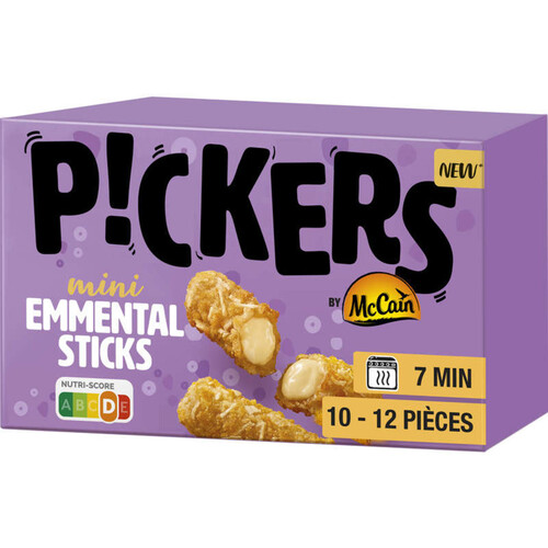 Mccain Pickers mini emmental sticks 10-12 pièces 7min 230g