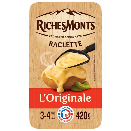 RichesMonts La Raclette Fromage Classique 420g