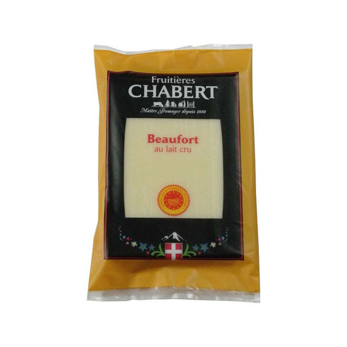 Chabert beaufort au lait cru aop fruitieres 220g