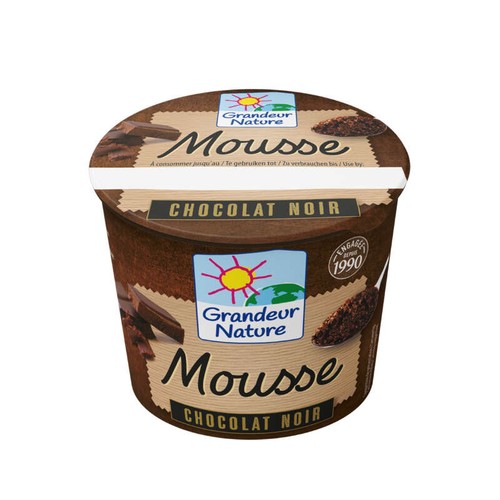 Grandeur Nature Mousse Chocolat Noir 100g