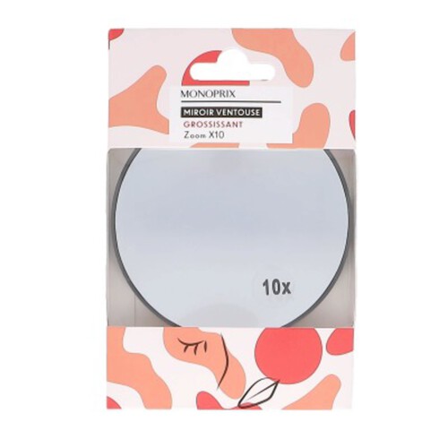 Monoprix Accessoires Miroir Ventouse Grossisant Zoom X10