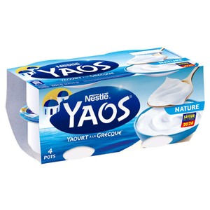 Yaos Yaourt À La Grecque Nature 4x150g