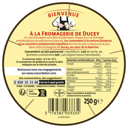 Cœur De Lion Camembert 250g