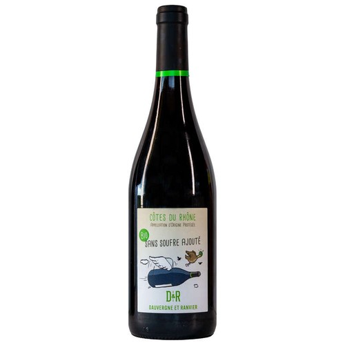 Dauvergne Ranvier Côtes Du Rhône Sans Soufre Ajouté Rouge 2024 75cl