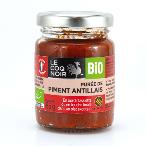 Le Coq Noir Purée De Piment Antillais Bio 85G