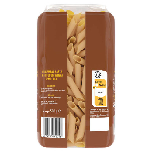 Casino Blé complet - Penne au blé complet - Pâtes - 500g