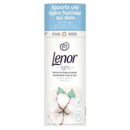 Lenor Parfum de Linges en Perles Senteur Fraicheur de Coton 14 Lavages