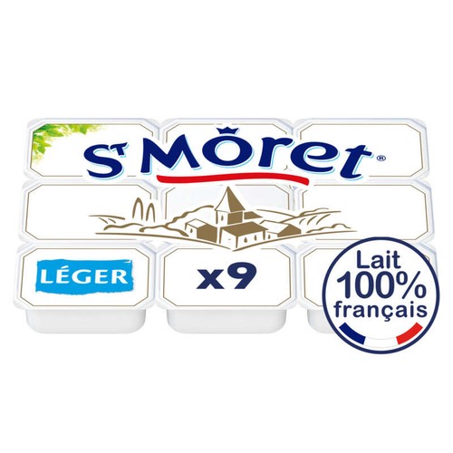 Saint Môret Spécialité Fromagère Léger 9 Minis Portions 180g
