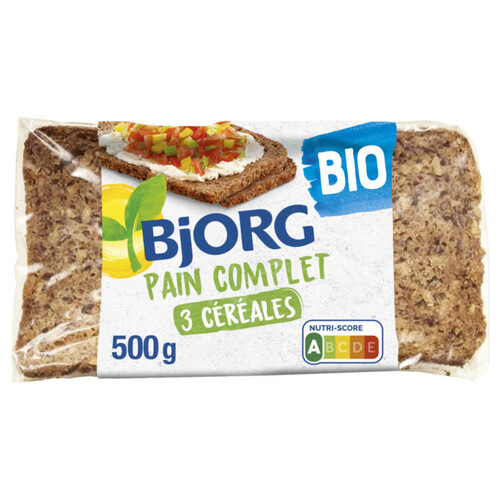 Bjorg Pain Complet 3 Céréales Bio 500G