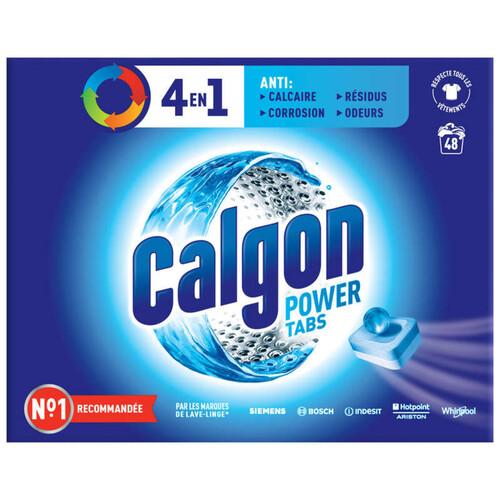 Calgon Anti-Calcaire Pour Lave-Linge X48