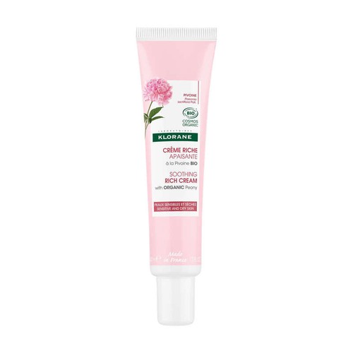 Klorane Crème Apaisante Riche à la Pivoine Bio 40ml