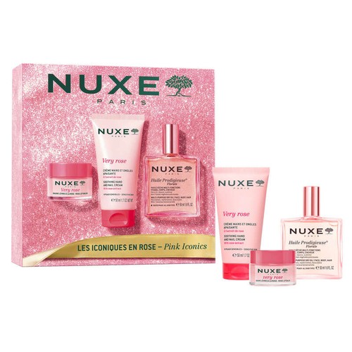 Nuxe Coffret Les Iconiques en rose  Noël 2026