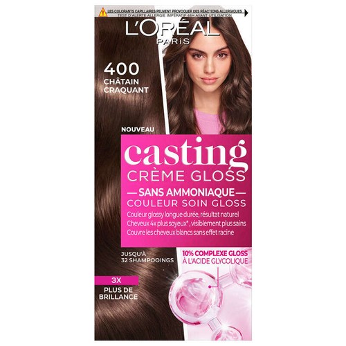 Casting Creme Gloss Coloration 400 Châtain craquant
