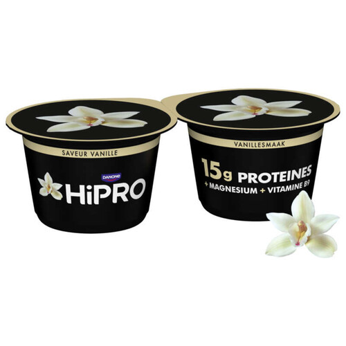 Hipro Yaourt Vanille 15g Protéines 2x160g