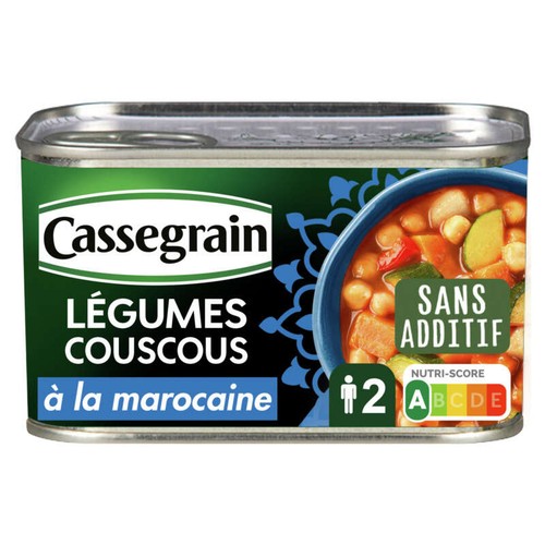Cassegrain Légumes pour couscous à la Marocaine 375g